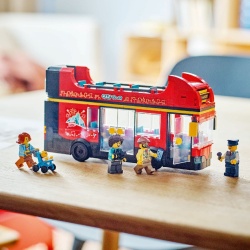 LEGO CITY AUTOBUZ TURISTIC ROSU CU ETAJ 60407 - Img 5