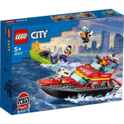 LEGO CITY BARCA DE SALVARE A POMPIERILOR 60373 - Img 1