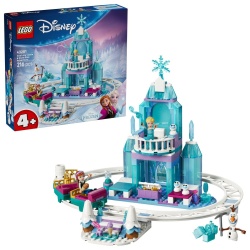 LEGO DISNEY FROZEN AVENTURA CU SANIA PE SINE LA CASTELUL DE GHEATA AL ELSEI 43281 - Img 8