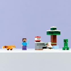 LEGO MINECRAFT AVENTURA DIN TAIGA A LUI STEVE 21583 - Img 2