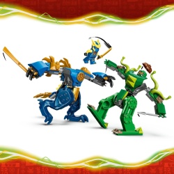 LEGO NINJAGO ROBOTUL DRAGON AL LUI JAY IN LUPTA 71853 - Img 9