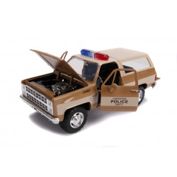 MACHETA METALICA 1980 CHEVY POLICE K5 SCARA 1 LA 24 - Img 2