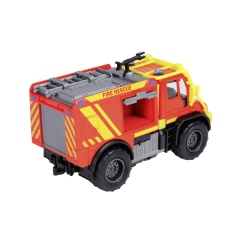 MAJORETTE MASINA METALICA DE POMPIERI MERCEDES UNIMOG U530 SCARA 1 LA 43 - Img 3