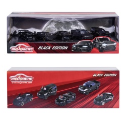 MAJORETTE SET 5 MASINUTE BLACK EDITION 2.0 GIFTPACK