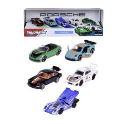 MAJORETTE SET 5 MASINUTE METALICE PORSCHE 2 MODELE EXCLUSIVE SCARA 1 LA 64