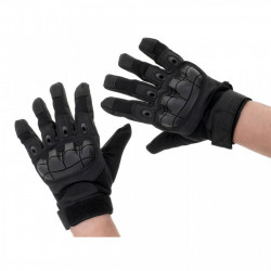 Manusi Tactice cu elemente de protectie, marime XL, cu destinatie Moto, ATV, SSV, QUAD, culoare Neagra - Img 1