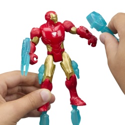 MARVEL AVENGERS ACTION VERS SET FIGURINA IRON MAN SI ACCESORII 11.4CM - Img 7