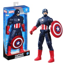 MARVEL AVENGERS FIGURINA CAPTAIN AMERICA ALBASTRU INCHIS 24CM - Img 3