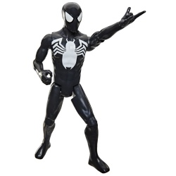 MARVEL SPIDER MAN TITAN SERIES FIGURINA SPIDER MAN CU COSTUM NEGRU - Img 2