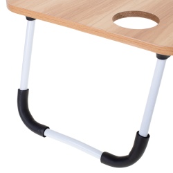 Masa pentru Laptop plianta din MDF, dimensiune 60 x 39,5 cm, cu USB, lampa si ventilator - Img 7