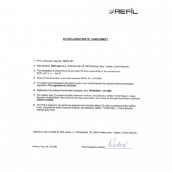 Masca de protectie faciala FFP3 Refil 751 cu supapa, pliabila - Img 3