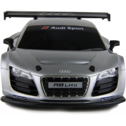 MASINA CU TELECOMANDA AUDI R8 ARGINTIU CU SCARA 1 LA 24 - Img 3