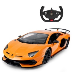 MASINA CU TELECOMANDA AVENTADOR SVJ PORTOCALIU SCARA 1 LA 14 - Img 2