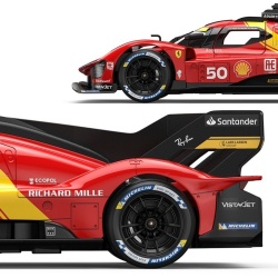 MASINA CU TELECOMANDA FERRARI 499P SCARA 1 LA 14 - Img 10