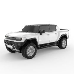 MASINA CU TELECOMANDA HUMMER EV ALB CU SCARA 1 LA 24 - Img 2