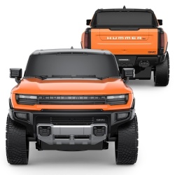MASINA CU TELECOMANDA HUMMER EV PORTOCALIU CU SCARA 1 LA 24 - Img 5