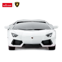 MASINA CU TELECOMANDA LAMBORGHINI AVENTADOR ALB CU SCARA 1 LA 24 - Img 2