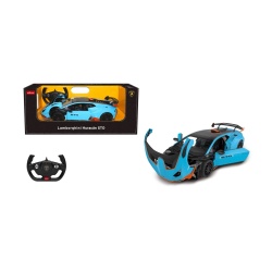 MASINA CU TELECOMANDA LAMBORGHINI HURACAN STO ALBASTRU SCARA 1 LA 14 - Img 9