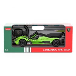 MASINA CU TELECOMANDA LAMBORGHINI SC63 LMDH SCARA 1 LA 14 - Img 1