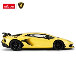 MASINA CU TELECOMANDA LAMORGHINI AVENTADOR SVJ GALBEN SCARA 1 LA 14 - Img 7
