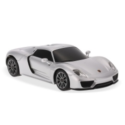 MASINA CU TELECOMANDA PORSCHE 918 SPYDER ARGINTIU CU SCARA 1 LA 24 - Img 3