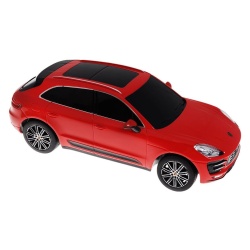 MASINA CU TELECOMANDA PORSCHE MACAN TURBO ROSU CU SCARA 1 LA 24 - Img 5