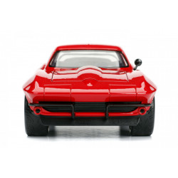 MASINUTA METALICA FAST AND FURIOUS 1966 CHEVY CORVETTE SCARA 1 LA 24 - Img 4