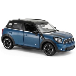 MASINUTA METALICA MINICOOPER ALBASTRU SCARA 1 LA 24 - Img 2