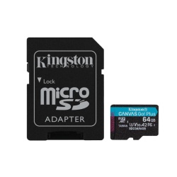 MICROSD KS 64GB CL10 UHS-I CANVAS GO PLS - Img 2