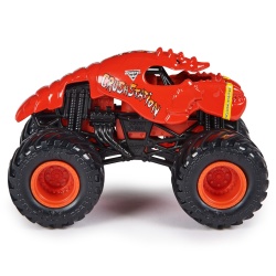 MONSTER JAM MASINUTA METALICA CRUSHSTATION SCARA 1 LA 64 - Img 2