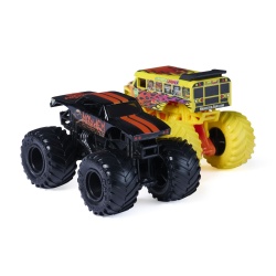 MONSTER JAM SET 2 MASINUTE METALICE CLASSROOM CRUSHER SI MAYHEM SCARA 1 LA 64 - Img 3