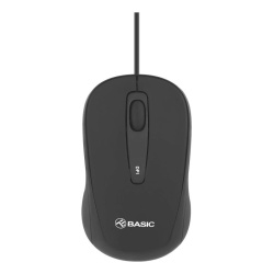 Mouse cu fir Tellur basic, mini, negru - Img 3