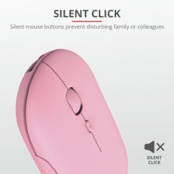 Mouse Trust Puck 1600 DPI, roz - Img 2