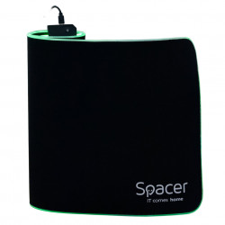 MousePAD RGB SPACER gaming, cauciuc si material textil, 900 x 300 x 3 mm, 1.8 m lungime cablu, negru "SP-PAD-GAME-RGB-B" - Img 3