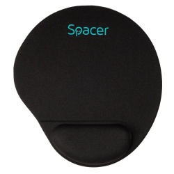Mousepad Spacer cu gel 240mm negru - Img 2