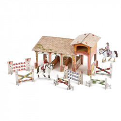 Papo figurina set poney club-boxa carton+4 figurine
