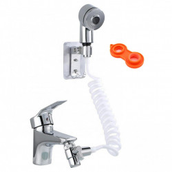 Para de dus suplimentara cu furtun extensibil pentru chiuveta sau cada, AVX-AG176B - Img 3