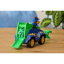 PATRULA CATELUSILOR FILMUL CU DINOZAURI SET DINO VEHICUL DE POLITIE CU FIGURINA CHASE SI ACCESORII 15CM - Img 5
