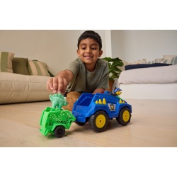 PATRULA CATELUSILOR FILMUL CU DINOZAURI SET VEHICUL DINO RC CU TELECOMANDA FIGURINA CHASE SI ACCESORII - Img 5
