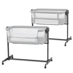PATUT CO-SLEEPER KINDERKRAFT NESTE UP 2, GRI DESCHIS - Img 2