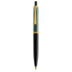 Pix souveran k400,mina tip parker,accesorii placate cu aur, corp negru-verde