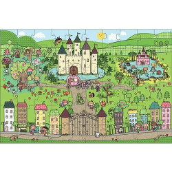 Primul meu puzzle de podea eco Tinutul Printelesor - Melissa & Doug - Img 2