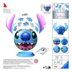 PUZZLE 3D GLOB DISNEY STITCH CU URECHI - Img 6