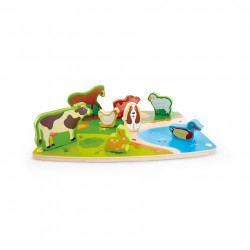 Puzzle din lemn - Animale de la ferma 3D - Img 2