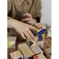 Puzzle din lemn cuburi - Poveste 3 x 3 - Img 4