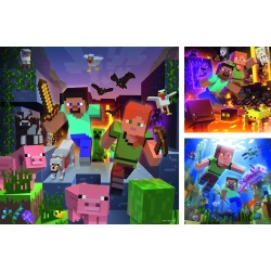 PUZZLE MINECRAFT 3X49 - Img 2