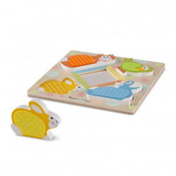 Puzzle tactil cu oglinda Pets Melissa and Doug - Img 2