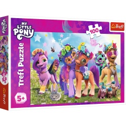 PUZZLE TREFL 100 MY LITTLE PONY PONEII AMUZANTI - Img 1