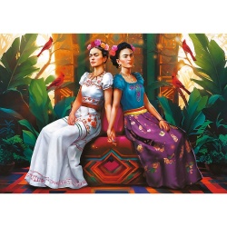 PUZZLE TREFL 1000 PREMIUM PLUS FRIDA KAHLO DOUA FETE - Img 2