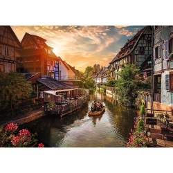 PUZZLE TREFL 1000 PREMIUM PLUS PHOTO ODYSSEY MICA VENETIE DIN COLMAR FRANTA - Img 2